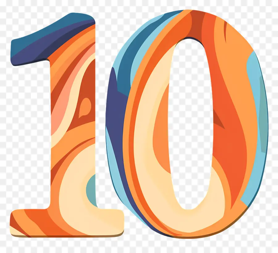 Número 10，Aniversário PNG