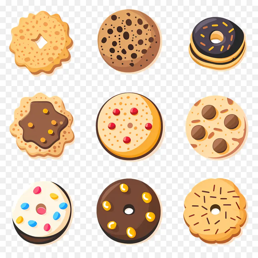 Cookies，Produtos De Panificação PNG