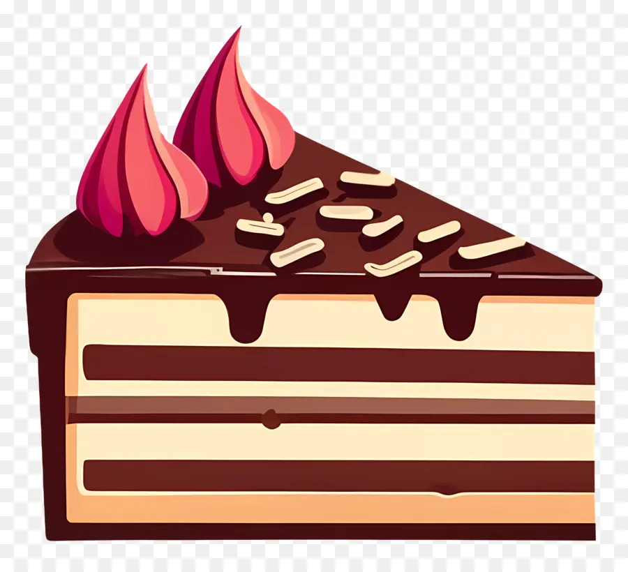 Bolo De Chocolate，Sobremesa PNG