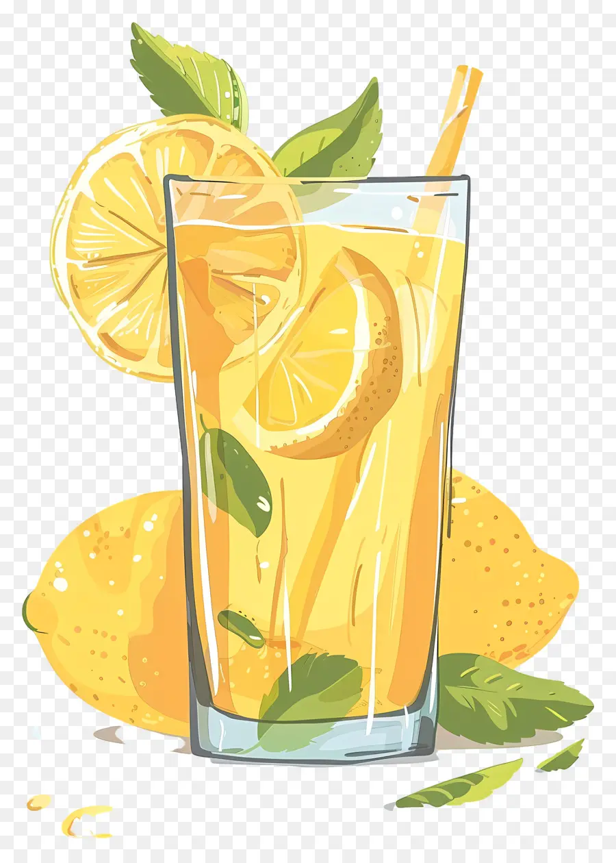 Limonada，Bebida Refrescante PNG