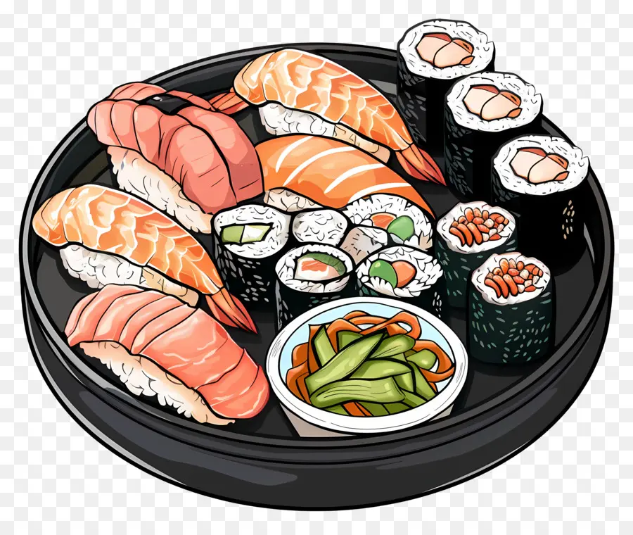 Sushi，Salmão PNG