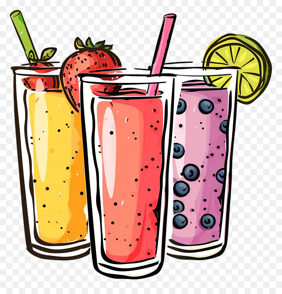 Smoothies，Bebida De Fruta PNG