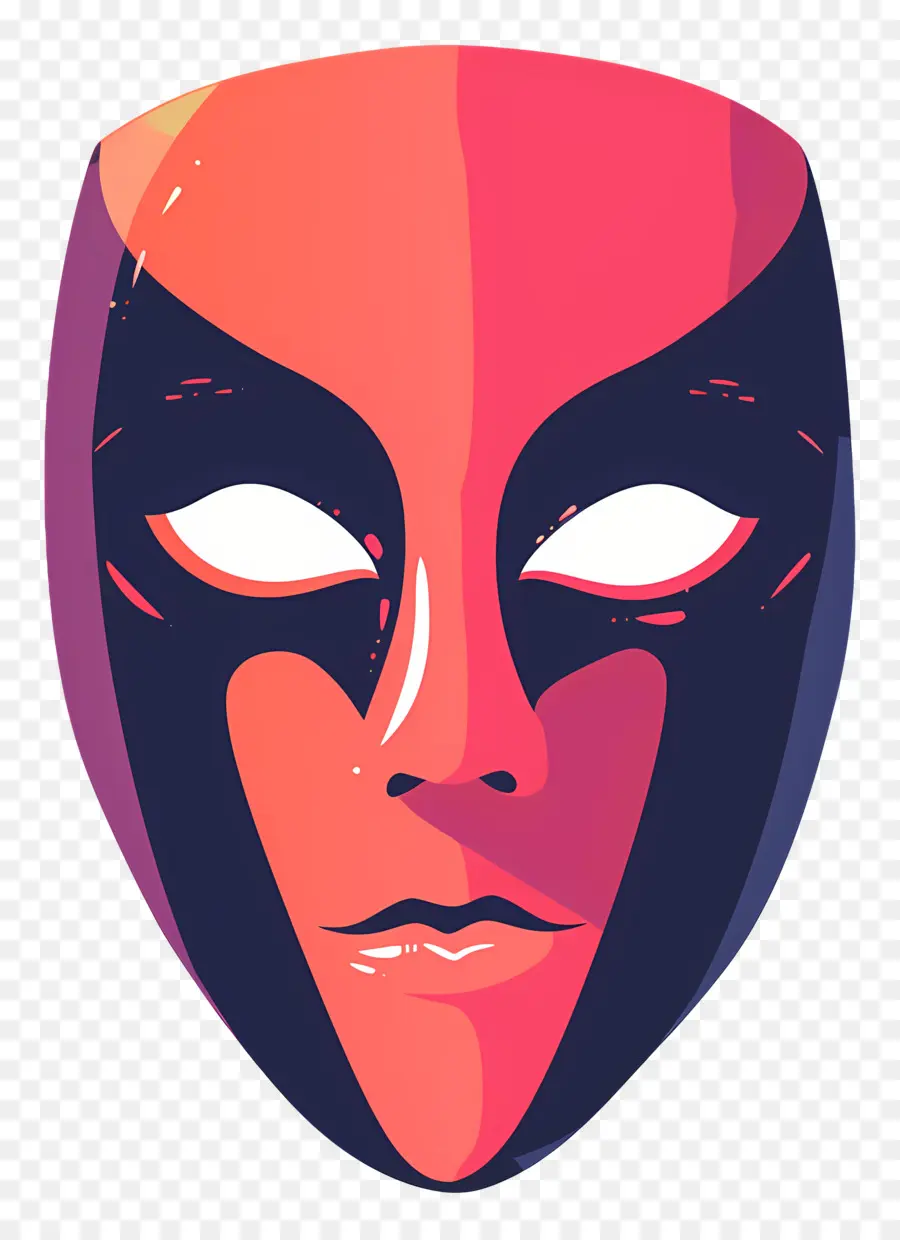 Máscara De Halloween，Máscara Colorida PNG