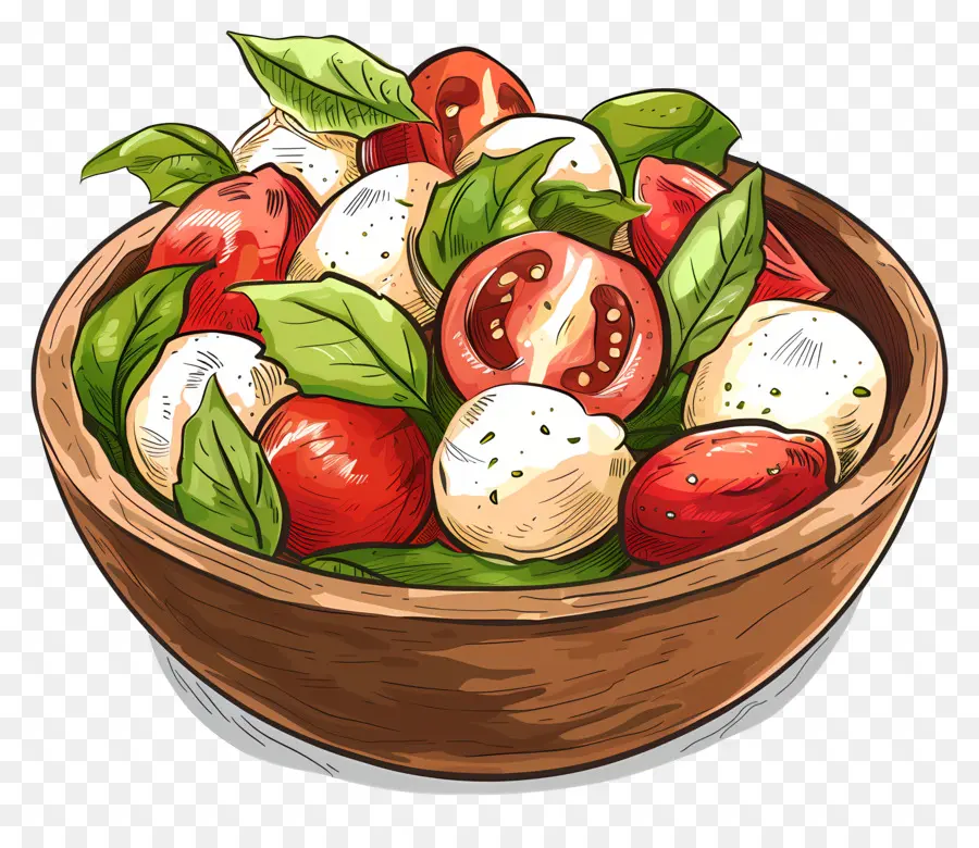 Salada Caprese，Salada PNG