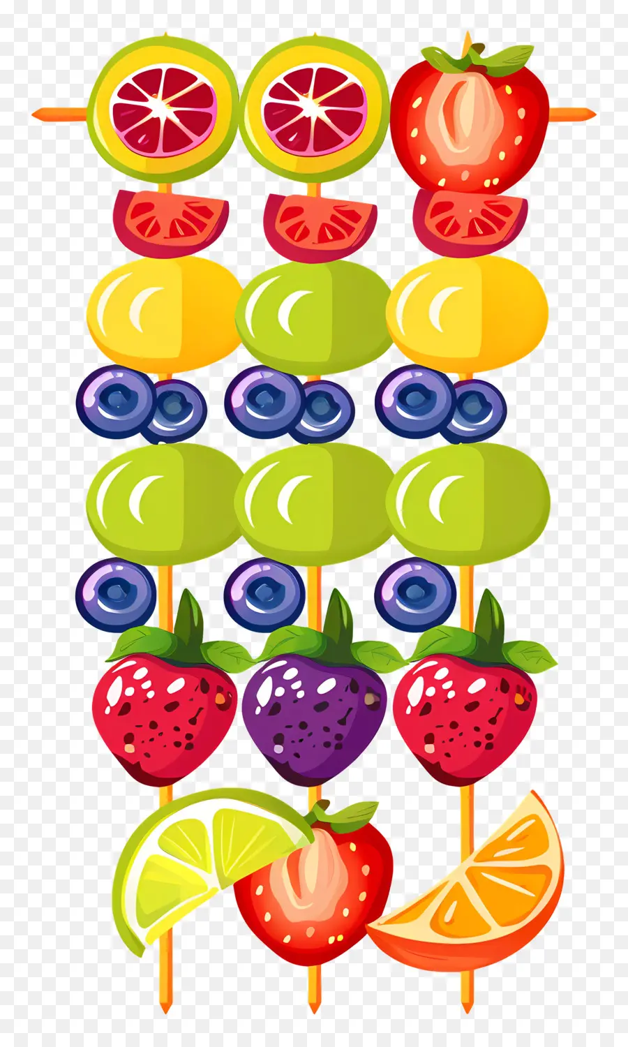 Espetos De Frutas，Espetinho De Fruta PNG