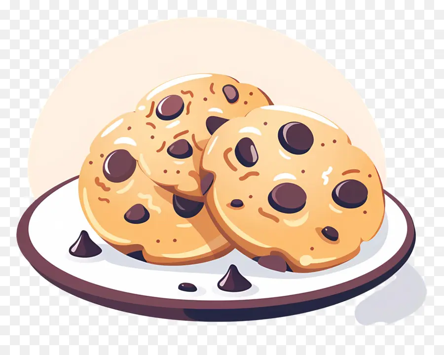 Cookies，Chocolate Chip Cookies PNG