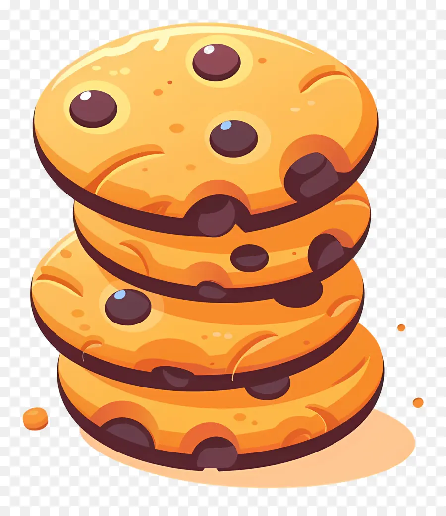 Cookies，Chocolate Chip Cookies PNG