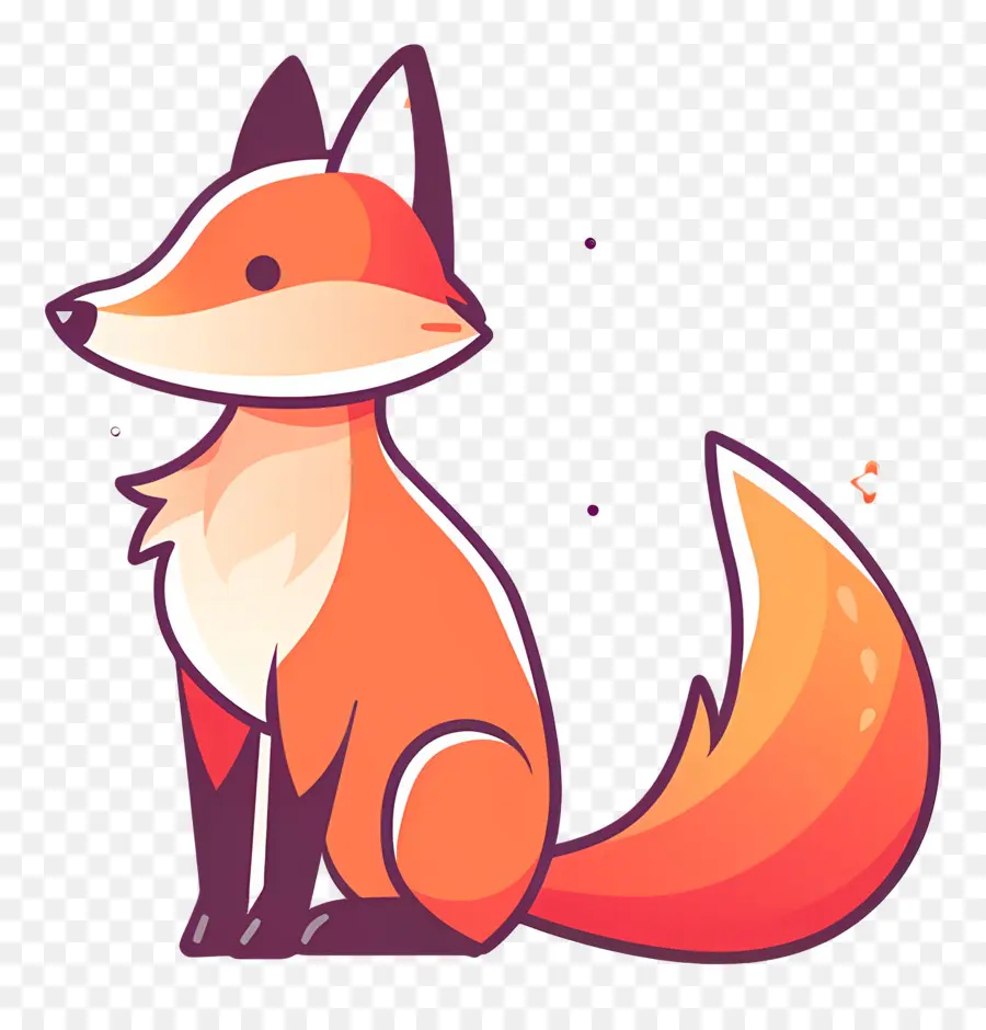 Desenho Animado Da Fox，Pêlo Laranja E Branco PNG