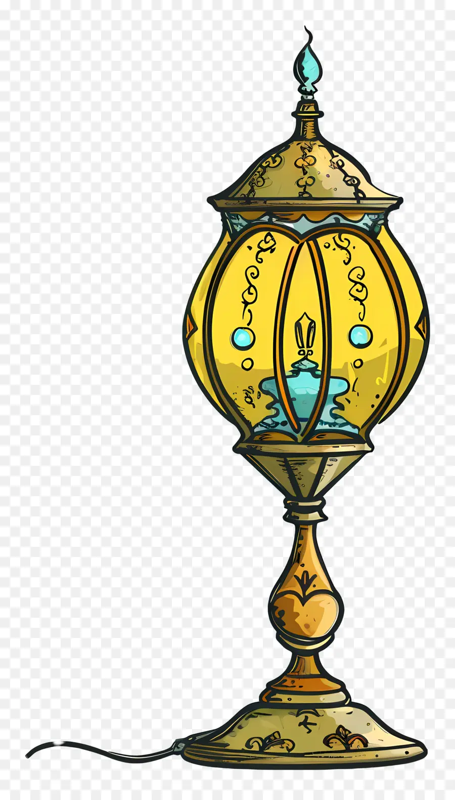 Islâmica Lâmpada，Lâmpada De óleo Persa PNG