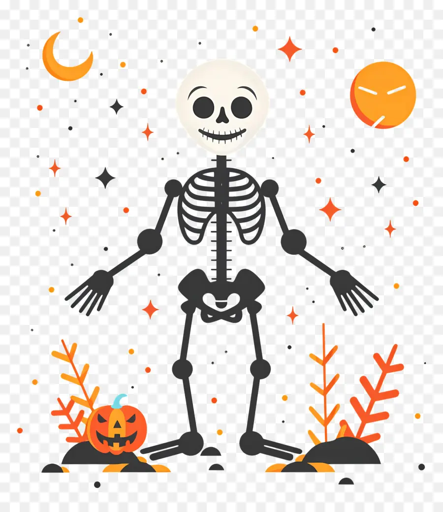 Halloween Esqueleto，Esqueleto PNG