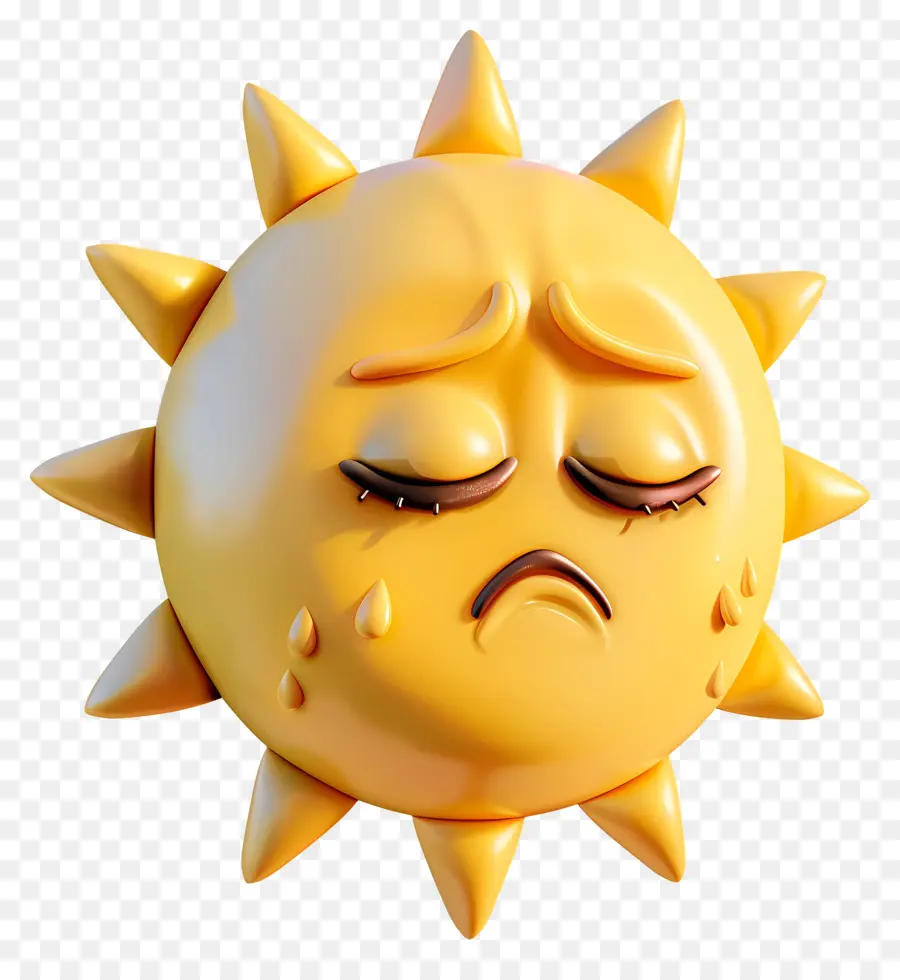 Face Do Sol，Emoji PNG