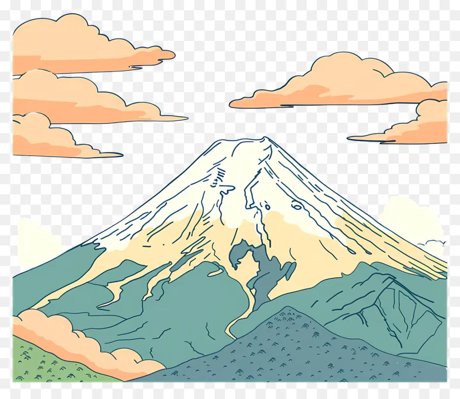 Fuji, A Montanha，Montanha PNG