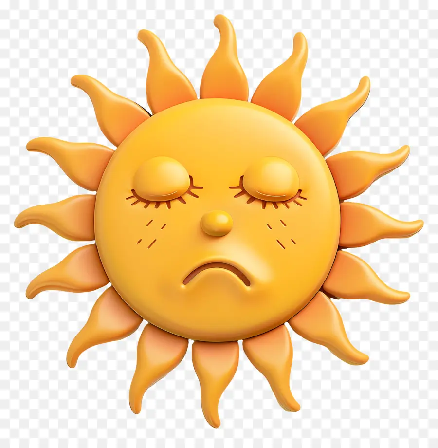 Face Do Sol，Emoji PNG