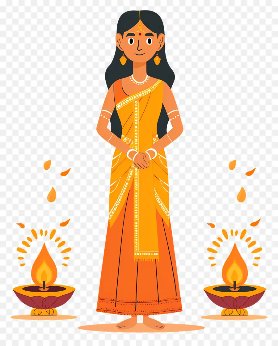 Deepavali，Mulher PNG