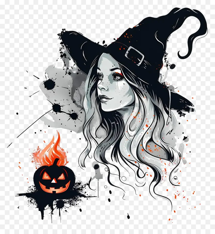 Halloween Bruxa，Bruxa PNG