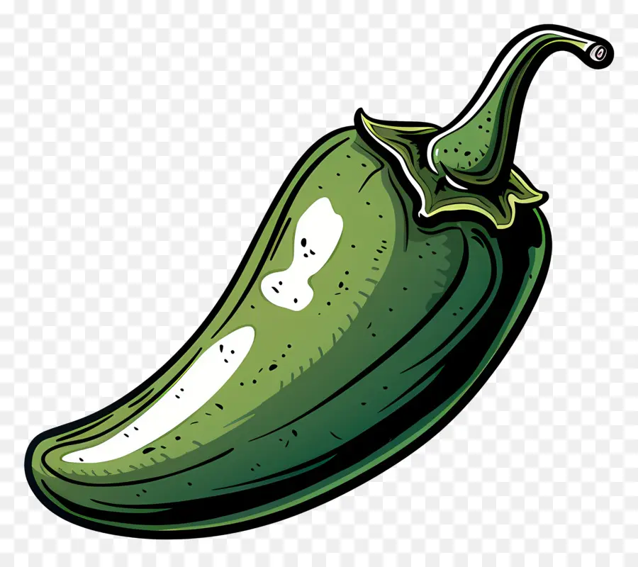 Pimenta Jalapeno，Pimentão Verde PNG