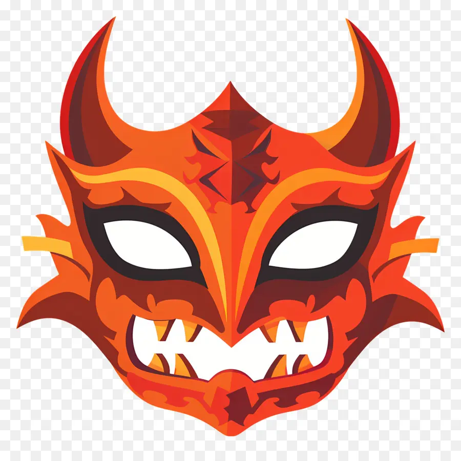 Máscara De Halloween，Demônio Máscara PNG