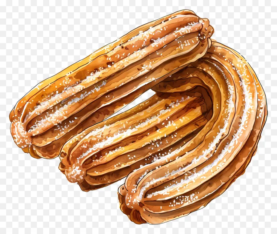 Churros，Pãezinhos De Canela PNG