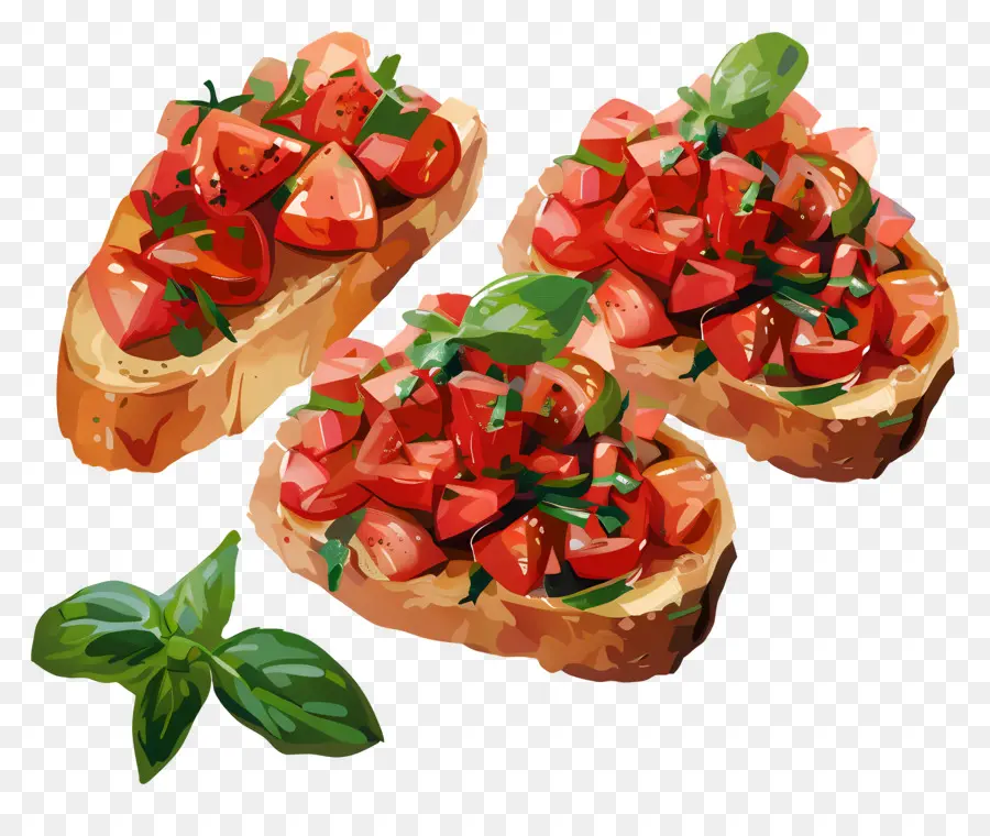 Bruschetta，Bruschetta De Tomate Grelhado PNG