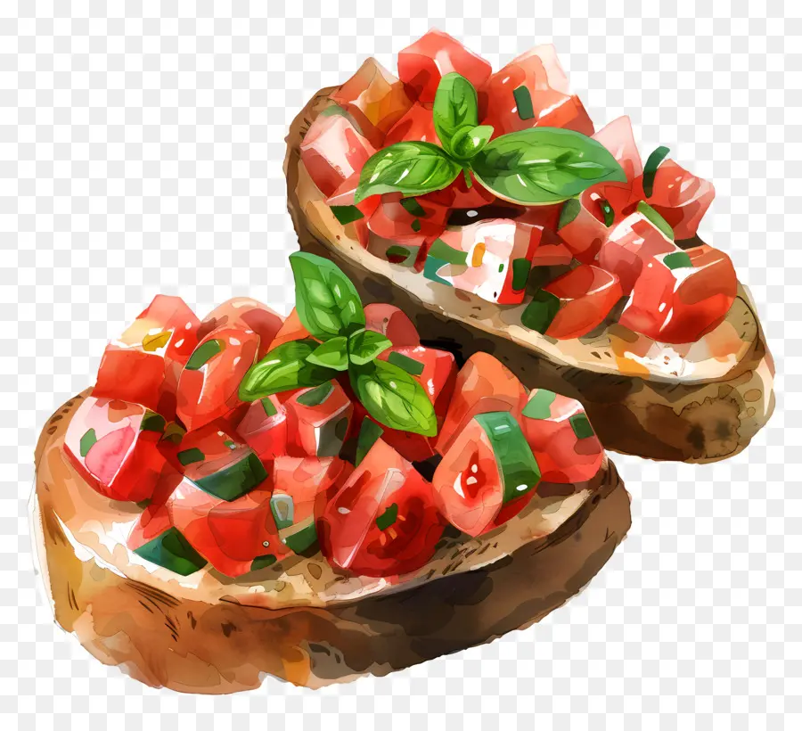 Bruschetta，Pão Torrado PNG