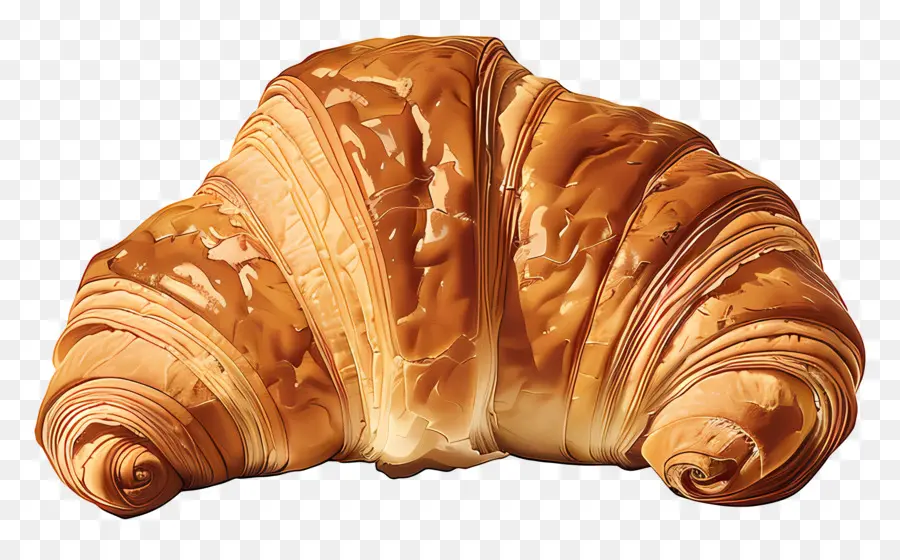 Croissant，Pastelaria PNG