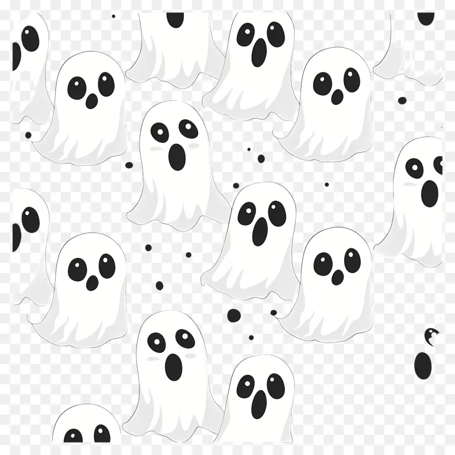 Padrão Fantasmas，Facos Fantasmas PNG