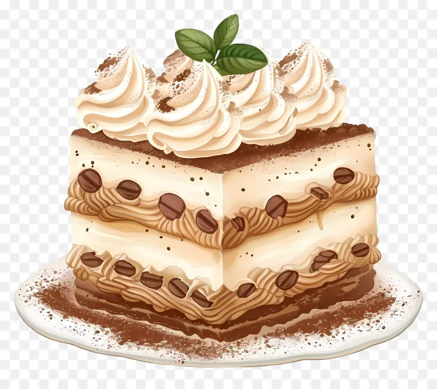 Bolo Tiramisu，Bolo De Chocolate PNG