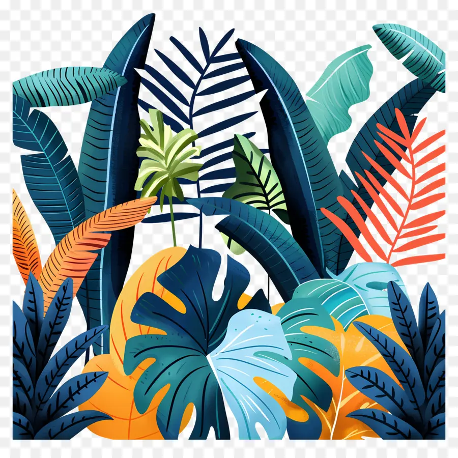 Floresta Tropical，Plantas Tropicais PNG