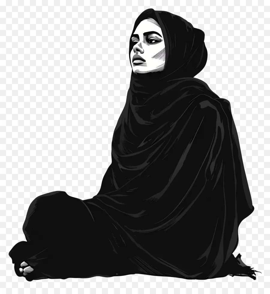 Mulher Em Hijab，Vestido árabe PNG
