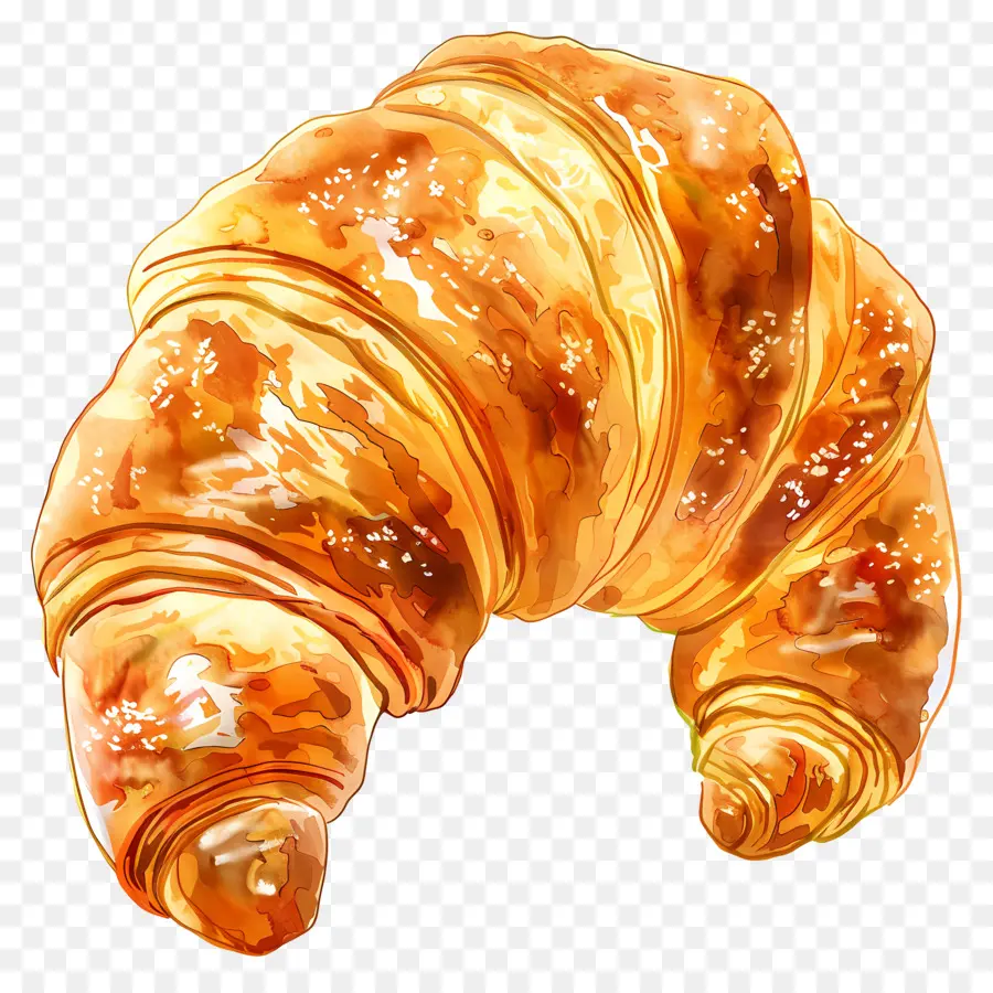 Croissant，Icing PNG