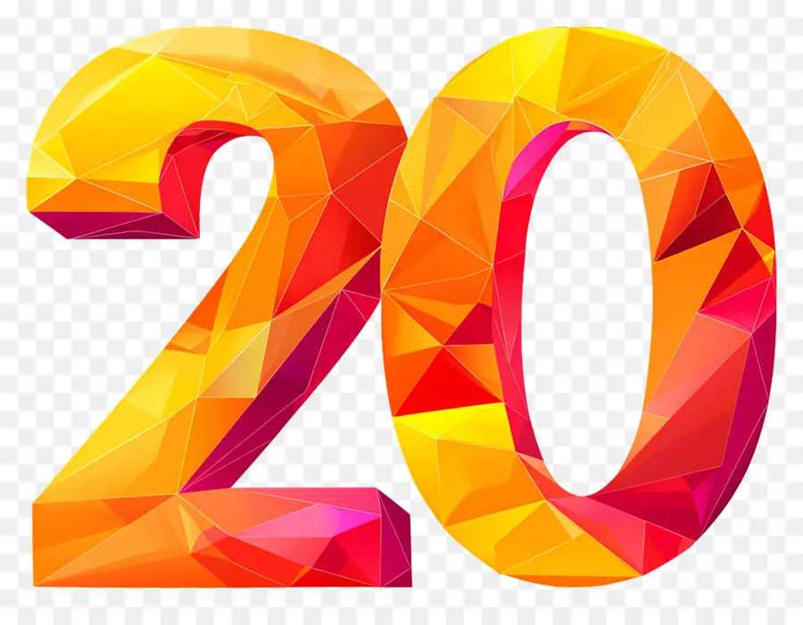 Número 20，Anniversary PNG