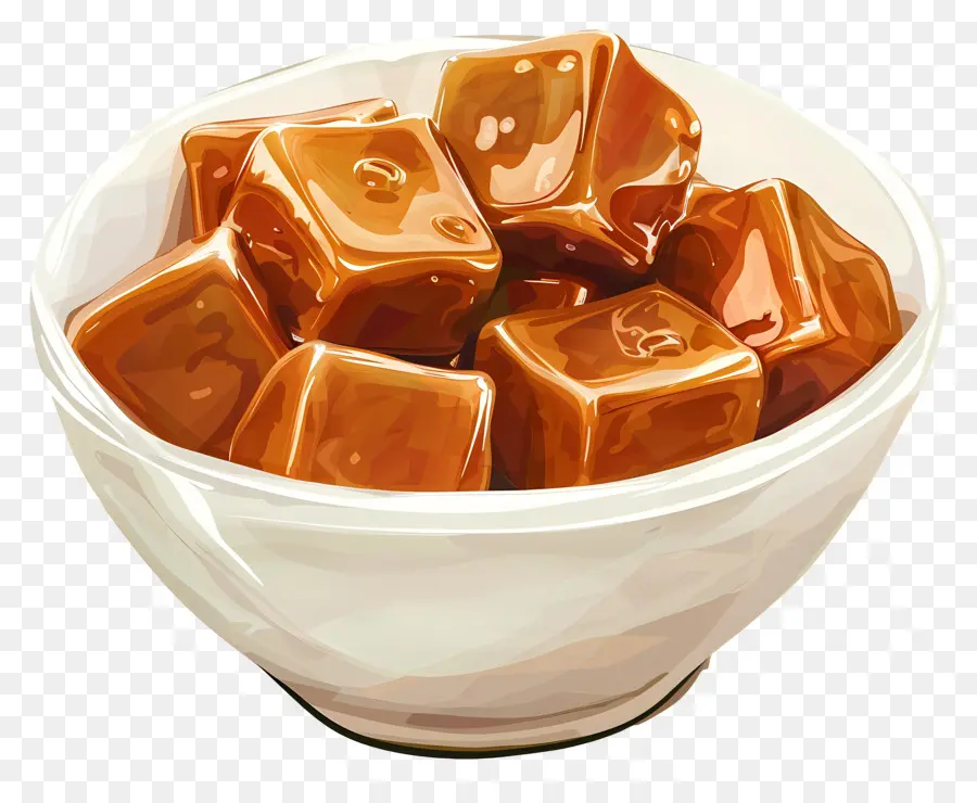 Cubo De Caramelo，Molho De Caramelo PNG