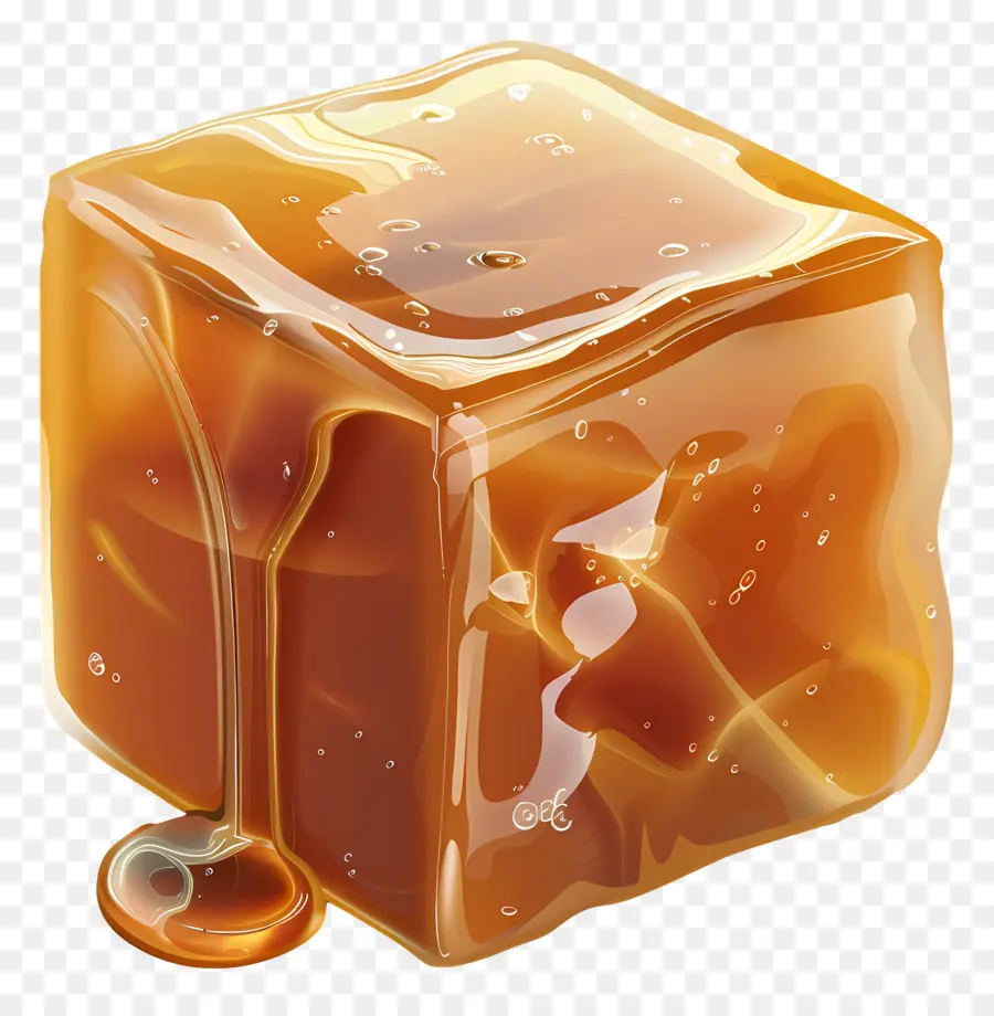 Cubo De Caramelo，Gelo PNG