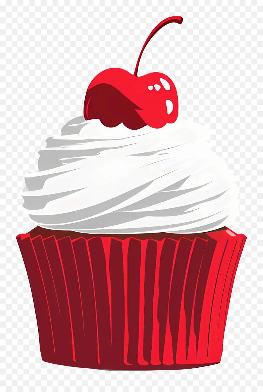 Cupcake，Vermelho PNG