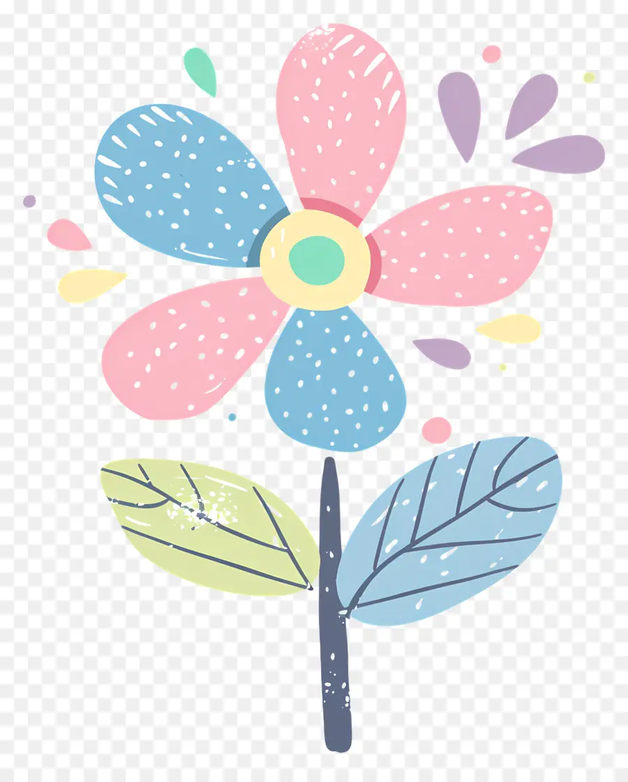 Cartoon Flor，Design Floral PNG