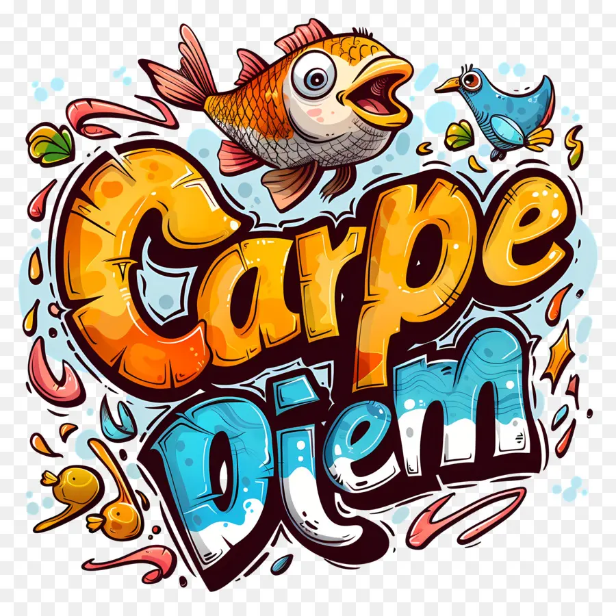 Carpe Diem，Tipografia PNG