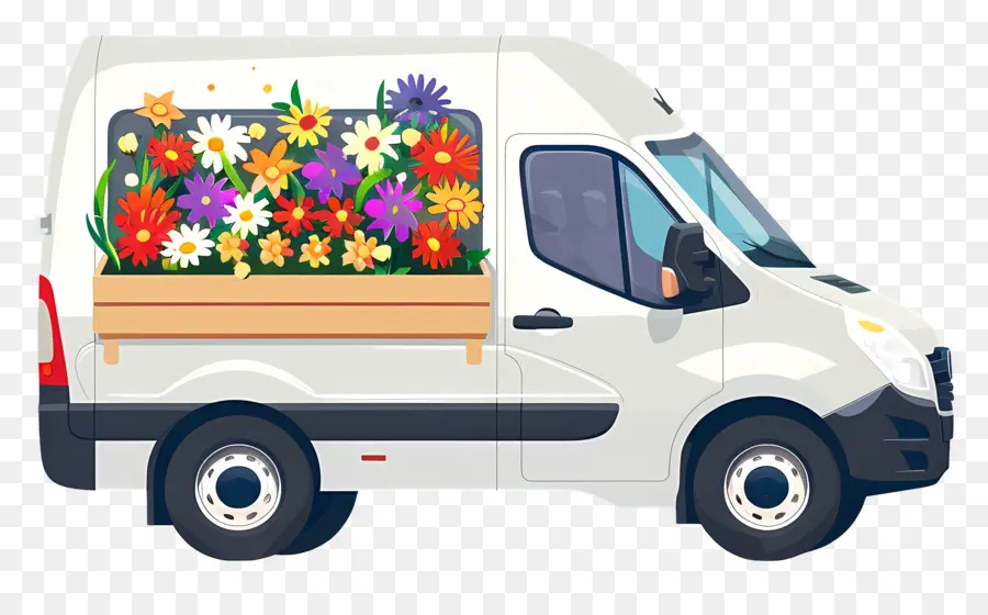 Entrega Van，Flores PNG