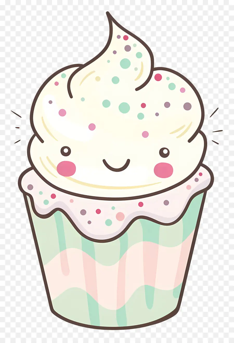 Cartoon De Alimentos，Cupcake PNG