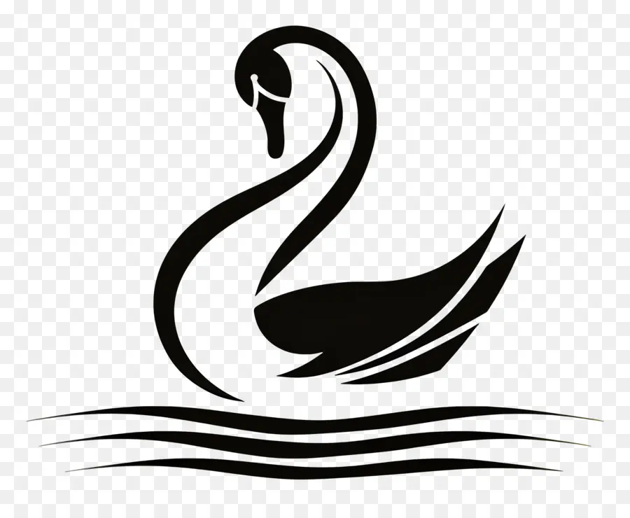 Design Simples，Swan PNG