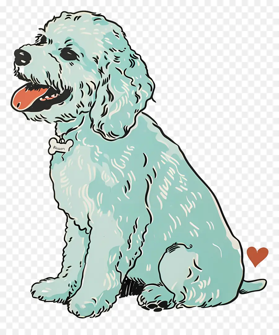 Cão Dos Desenhos Animados，Cachorro Fofo Branco PNG