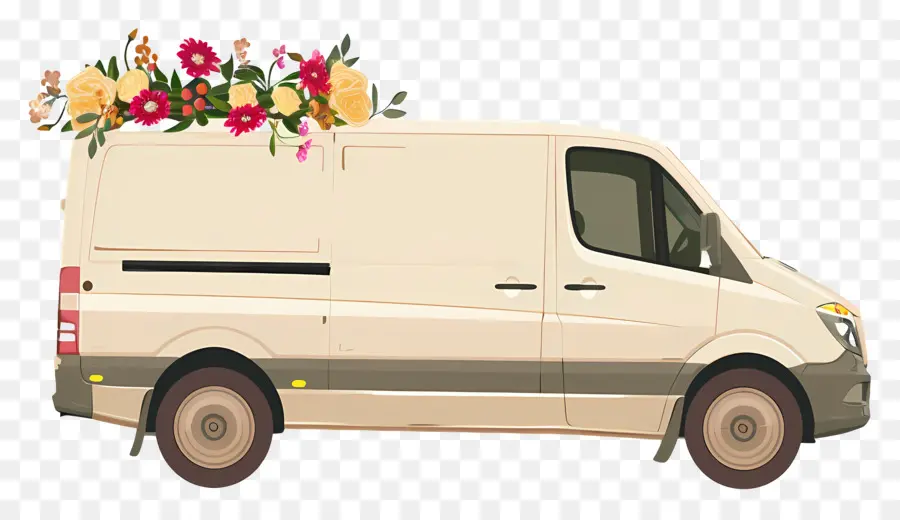 Entrega Van，Entrega De Flores PNG