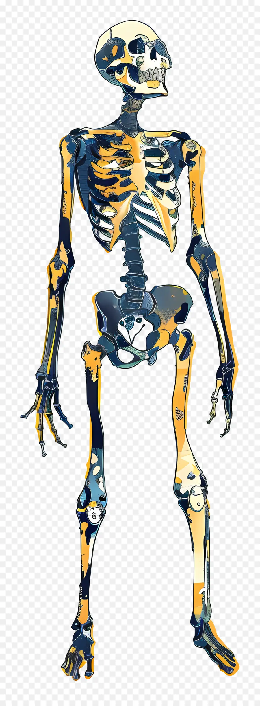 Esqueleto，Solidéu PNG