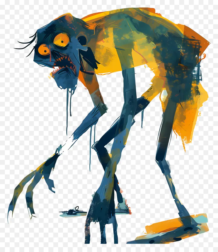 Zombie，Criatura De Desenho Animado PNG