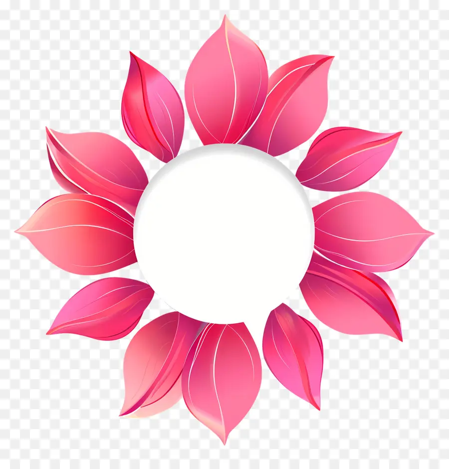 Design Simples，Flor Rosa PNG