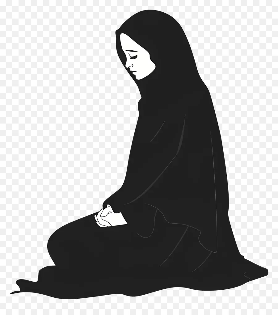Mulher Em Hijab，Muçulmano PNG