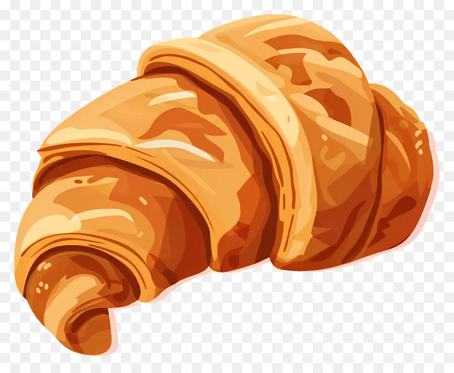 Croissant，Pastelaria Francesa PNG