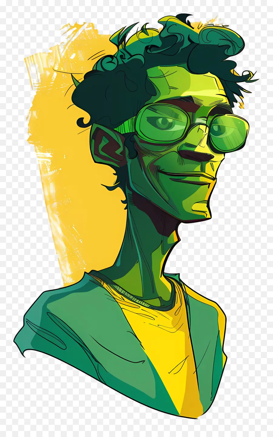 Cartoon Pessoas，Young Man PNG