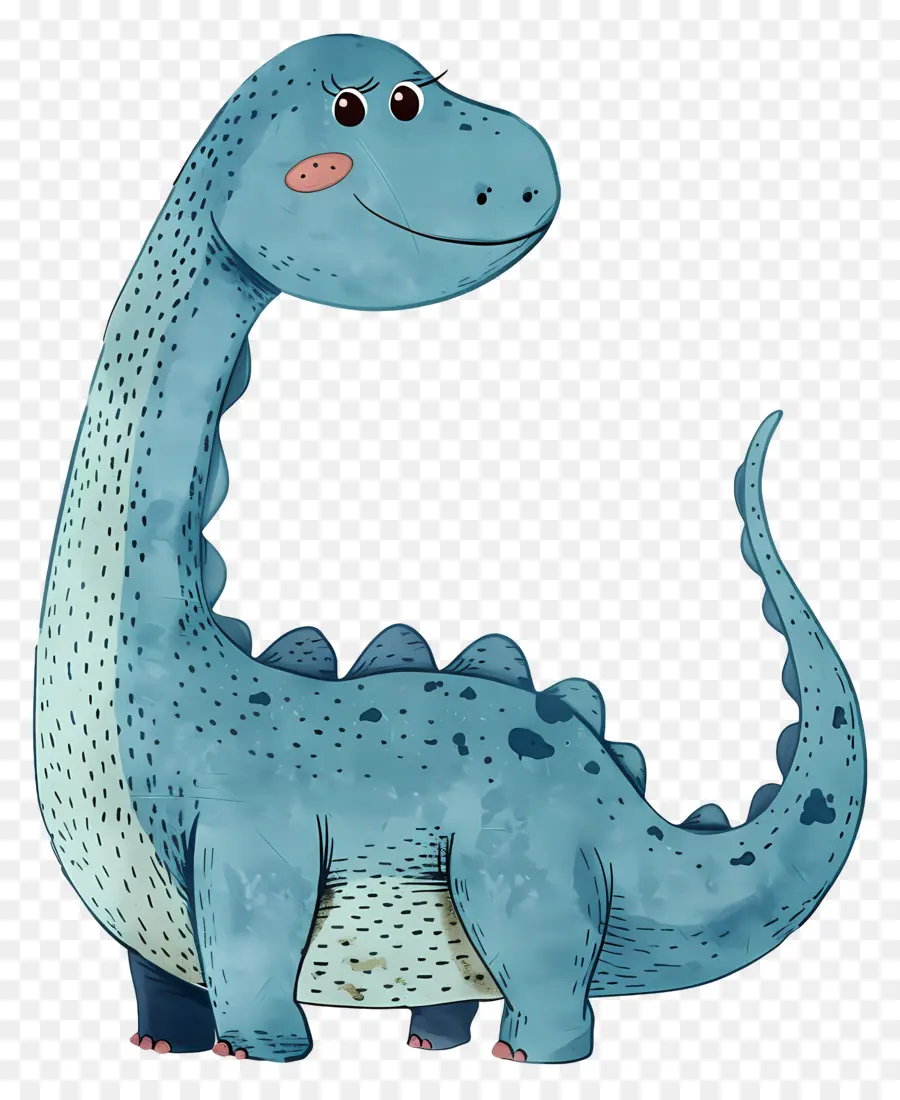 Dinossauro Do Desenho Animado，Azul Dinossauro PNG