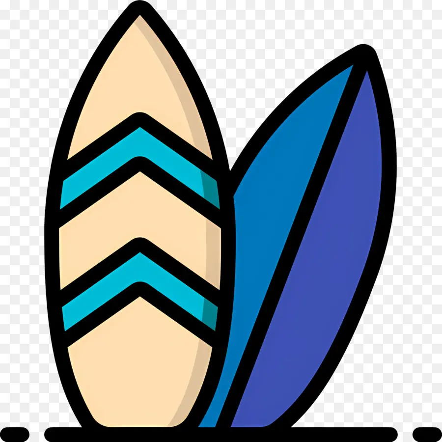 Prancha De Surf，Azul PNG