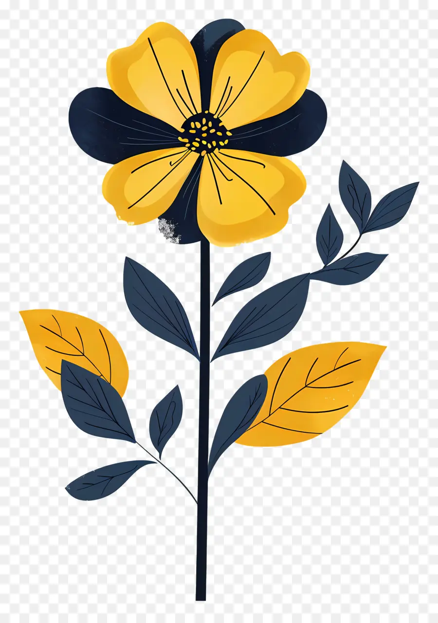 Flor，Amarelo PNG